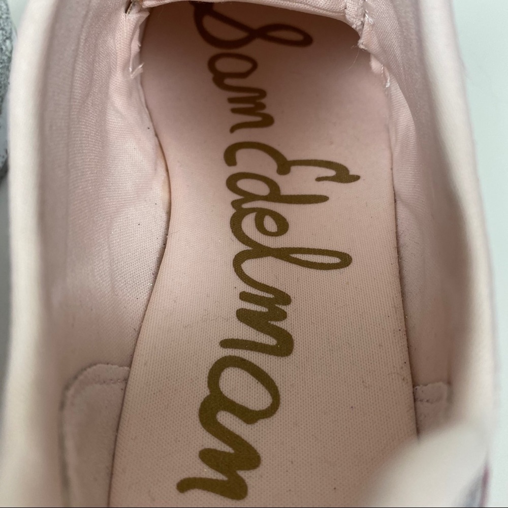 Sam Edelman Kids Girls Stacey Melody Pink Glitter Sneakers - Picture 10 of 12